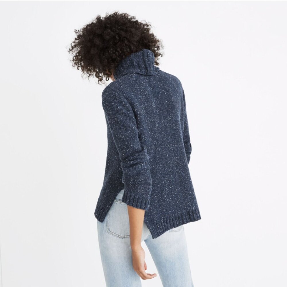 Madewell White Turtleneck Knit Sweater- Size XS - Picture 5 of 9